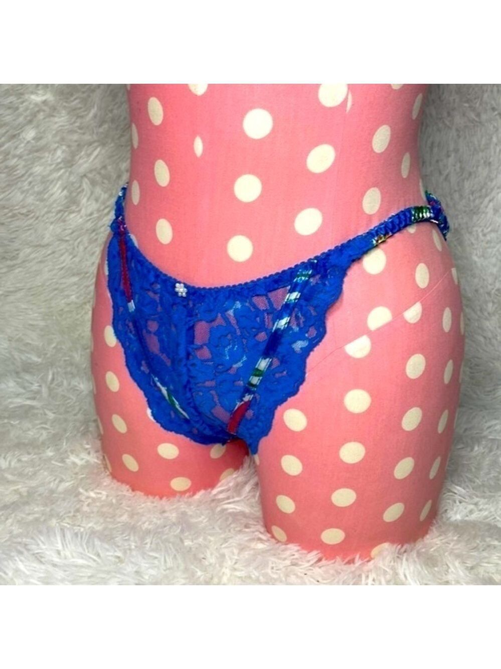 Vintage 90’s floral string bikini panty